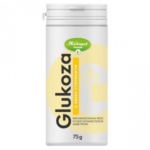 Glukoza o smaku cytrynowym, proszek, 75 g