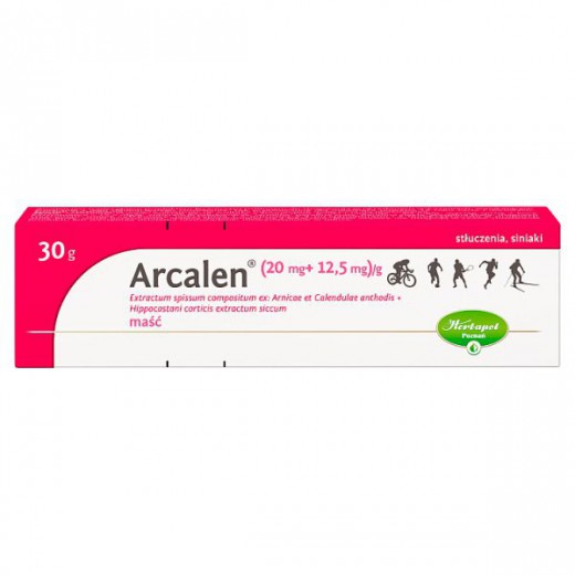 Arcalen (20 mg + 12,5 mg)/ g, maść, 30 g