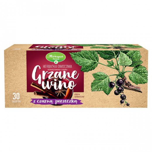 Herbata grzane wino z czarną porzeczką, 30 saszetek