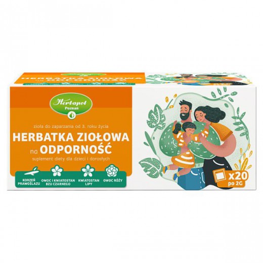 Herbatka ziołowa na odporność, 2 g x 20 sztuk