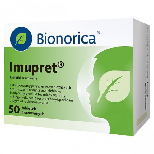 Imupret, 50 tabletek drażowanych