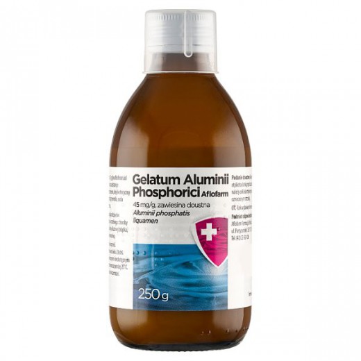 Gelatum Aluminii Phosphorici Aflofarm 45 mg/ g, zawiesina doustna, 250 g
