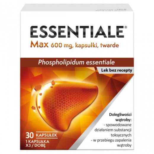 Essentiale MAX, 600 mg, 30 kapsułek twardych