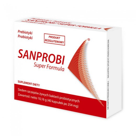 Sanprobi Super Formula, 40 kapsułek