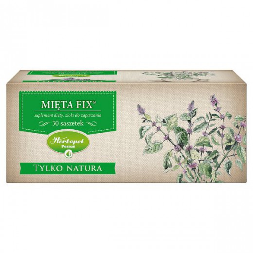 Zioła fix, Mięta, Tylko Natura, 30 saszetek