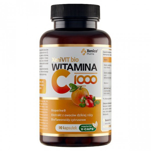 XeniVIT Bio, Witamina C 1000, 90 kapsułek