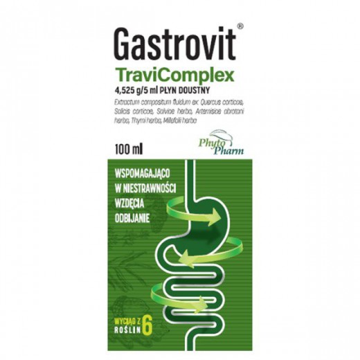 Gastrovit Travi Complex (Enterosol) 4,525g/5ml, płyn doustny, 100ml
