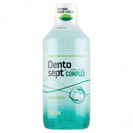 Dentosept Complex, płyn do płukania jamy ustnej, bez alkoholu, 500 ml