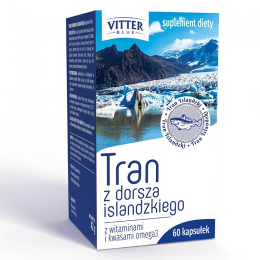 Tran z dorsza islandzkiego, Vitter Blue, 60 kaps