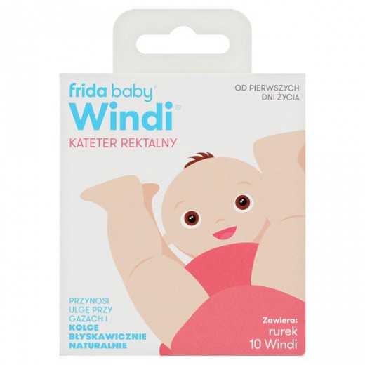 Fridababy Windi, kateter rektalny przy gazach i kolce, 10 sztuk