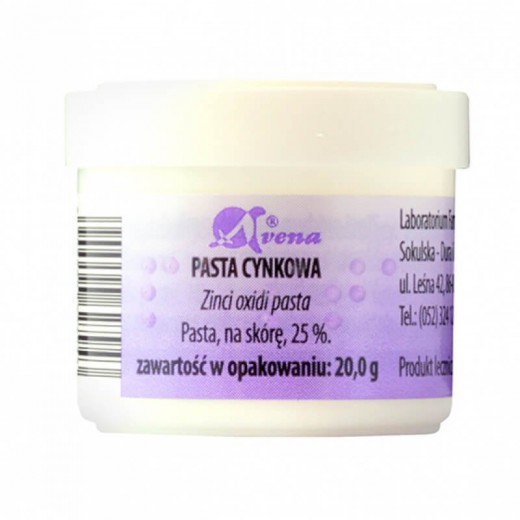 Pasta cynkowa 25%, Avena, 20g