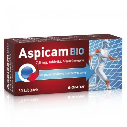 Aspicam Bio 7,5mg, 30 tabletek