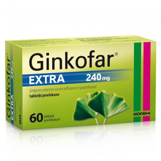 Ginkofar Extra, 60 tabletek