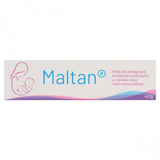 Maltan, maść do pielęgnacji brodawek sutkowych, 40g