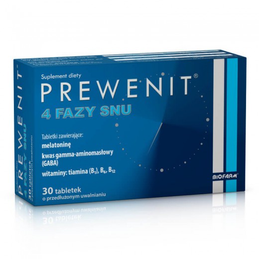 Prewenit 4 fazy snu, 30 tabletek