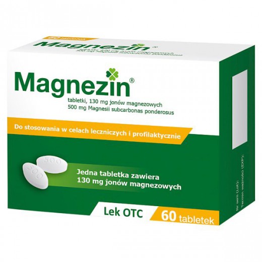 Magnezin 500mg, 60 tabletek