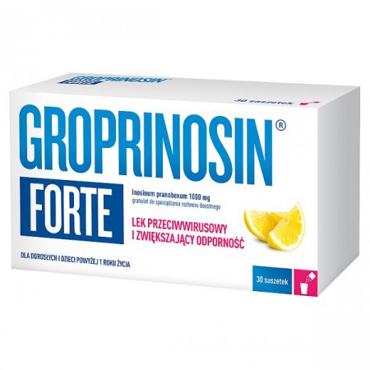Groprinosin Forte 1000mg, granulat, 30 saszetek