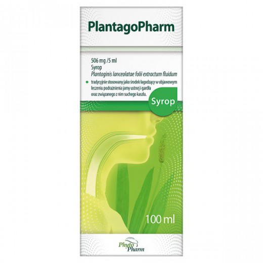 PlantagoPharm 506mg/5ml, syrop, 100ml