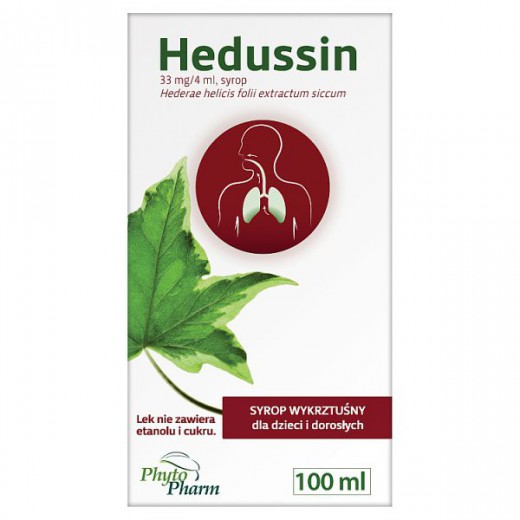 Hedussin 33mg/4ml, syrop, 100ml