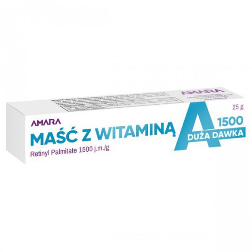 Maść z Witaminą A, Amara, 25 g