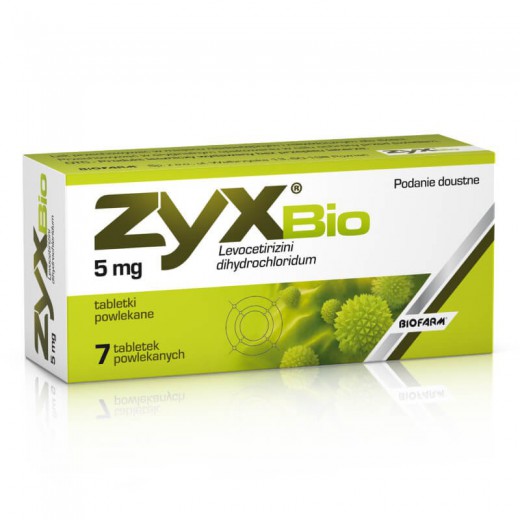 Zyx Bio 5mg, 7 tabletek