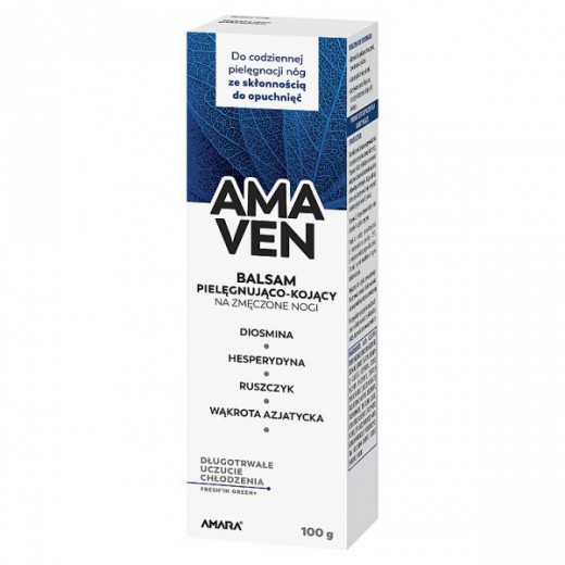 Amaven Balsam pielęgnująco-kojący na zmęczone nogi, 100 g