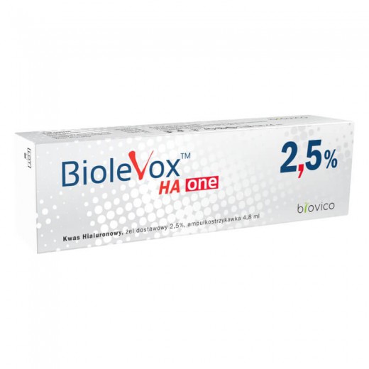 Biolevox HA One, 2,5% żel, 1 ampułko-strzykawka, 4,8ml