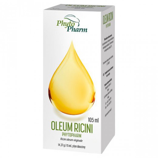 Oleum Ricini Phytopharm 14,37g/15 ml, płyn doustny, 105 ml