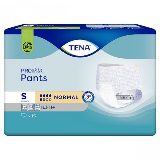 Tena Pants ProSkin, majtki chłonne, rozmiar S, Normal, 15 sztuk