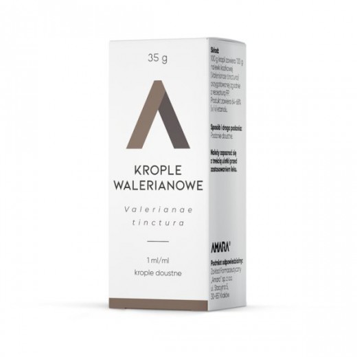 Krople walerianowe 1 ml/ml, krople doustne, 35 g