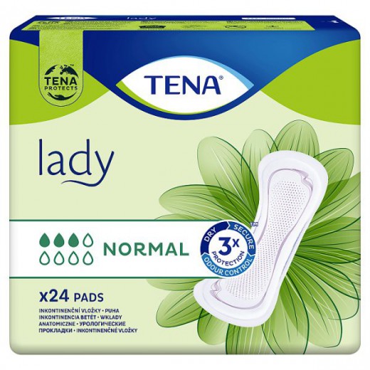 Tena Lady, wkładki urologiczne, Normal, 24 sztuki