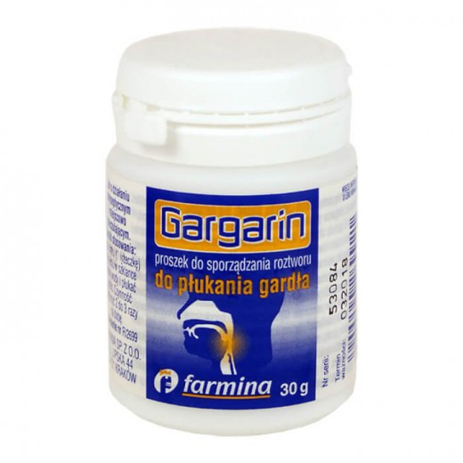 Gargarin, proszek do sporządzania roztworu, 30g