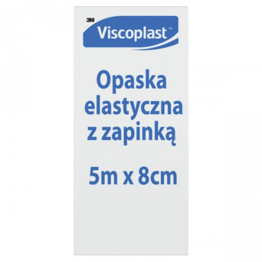 Opaska elastyczna Viscoplast, 5 m x 8 cm, 1 sztuka