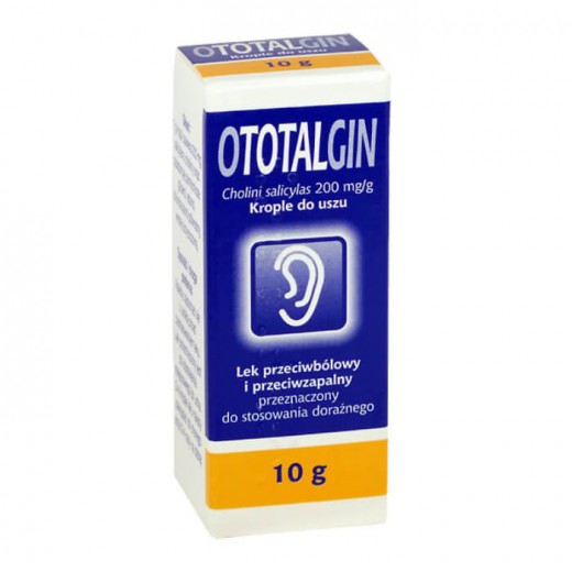 Ototalgin (0,2 g/g), krople do uszu, 10g