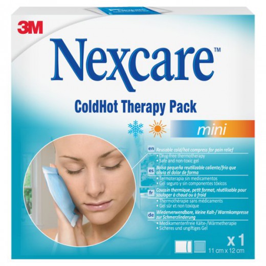 Nexcare ColdHot Mini, okład żelowy ciepło-zimno, 11 cm x 12 cm, 1 sztuka