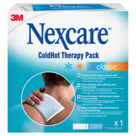 Nexcare ColdHot Classic, okład żelowy ciepło-zimno, 11 cm x 26 cm, 1 sztuka