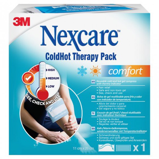 Nexcare ColdHot Comfort, okład żelowy, 11 cm x 26 cm, 1 sztuka