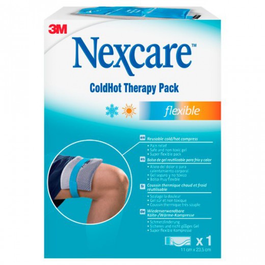 Nexcare ColdHot Premium, okład żelowy ciepło-zimno 11 cm x 23,5 cm, 1 sztuka