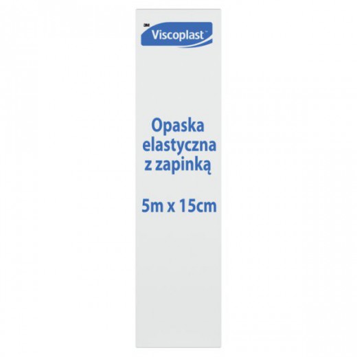 Opaska elastyczna Viscoplast, 5 m x 15 cm, 1 sztuka