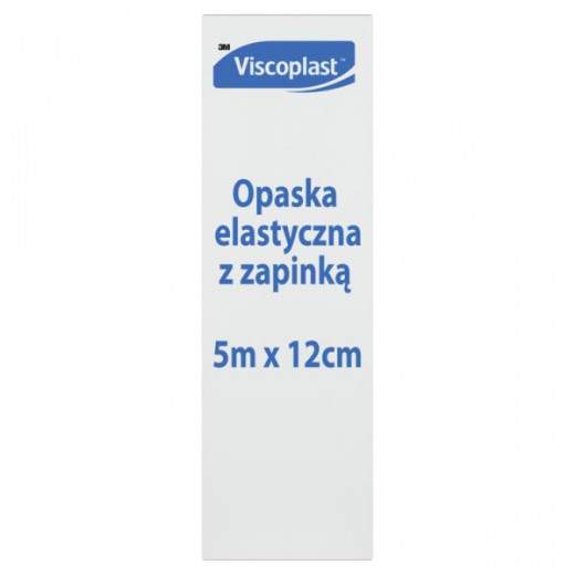 Opaska elastyczna Viscoplast, 5 m x 12 cm, 1 sztuka