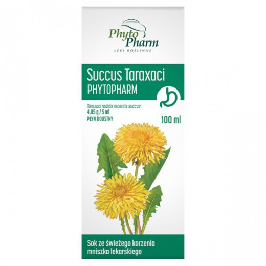 Succus Taraxaci 4,85g/5ml, płyn, 100ml
