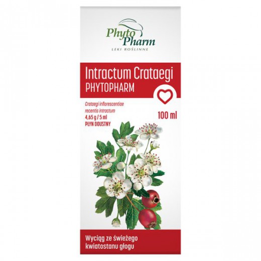 Intractum Crataegi 4,65 g/ 5 ml, płyn doustny, 100 ml