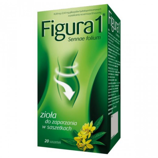 Figura 1, 0,9 g, zioła do zaparzania, 3 g x 20 saszetek