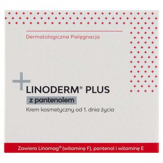 Linoderm Plus, krem kosmetyczny od 1 dnia życia z pantenolem, 50 ml