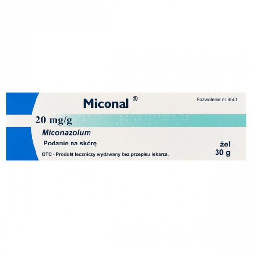Miconal 20mg, żel 30g