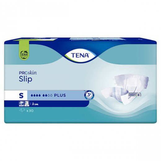 Tena Slip ProSkin, pieluchomajtki, rozmiar S, Plus, 30 sztuk