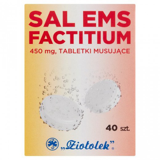 Sal Ems factitium 450 mg, 40 tabletek musujących