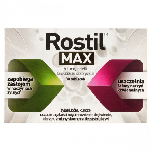 Rostil Max 500 mg, 30 tabletek