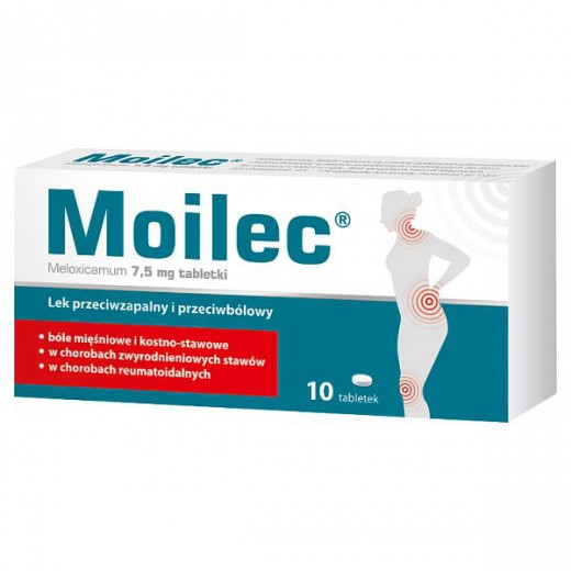 Moilec 7,5mg, 10 tabletek