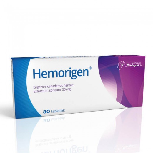Hemorigen 50mg, 30 tabletek